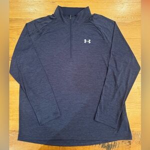 Under Armour Lightweight 1/4 Zip Pullover Navy Blue